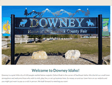 Tablet Screenshot of downeyidaho.com